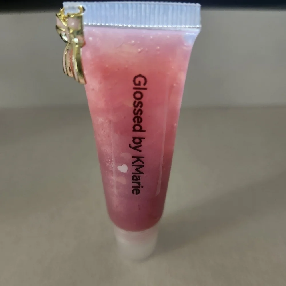 Shimmer Lip Gloss - Pink By KMarie 5ml